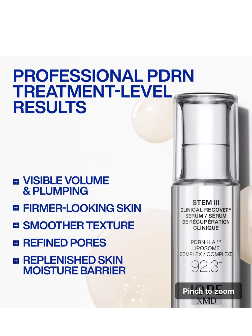 STEM III Clinical Recovery Serum — Silver Hydrating Face Serum - Picture 3 of 5